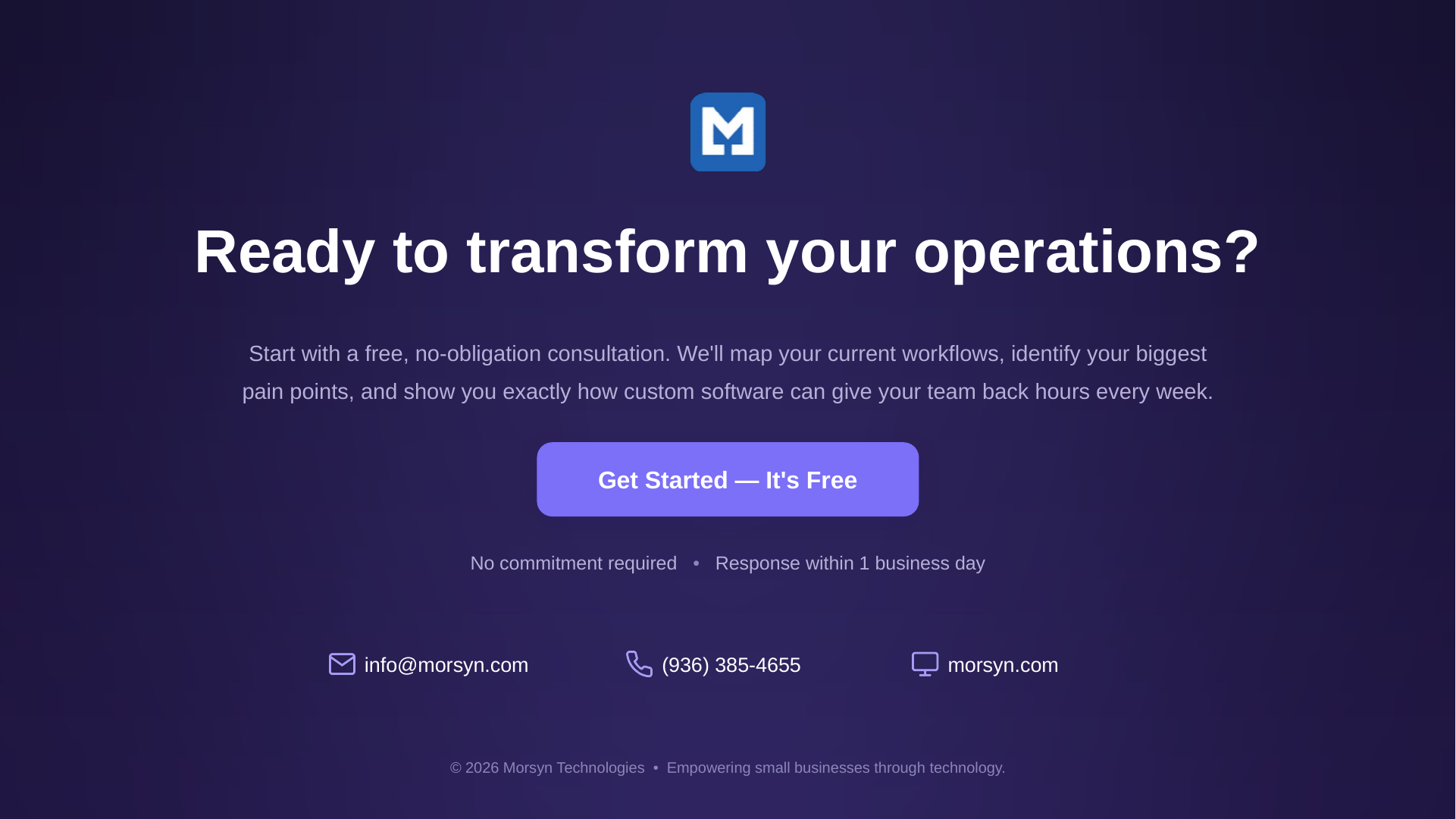Morsyn Technologies — Slide 10