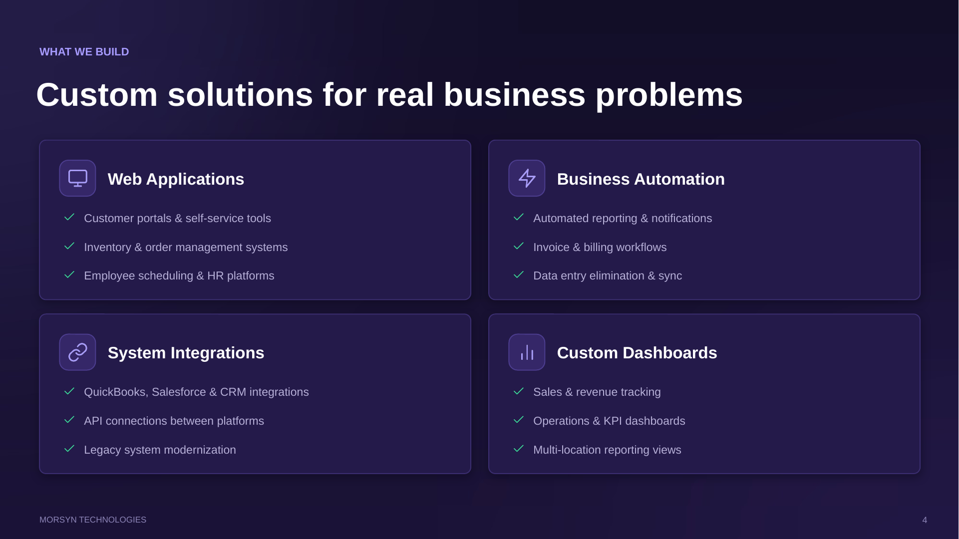 Morsyn Technologies — Slide 4